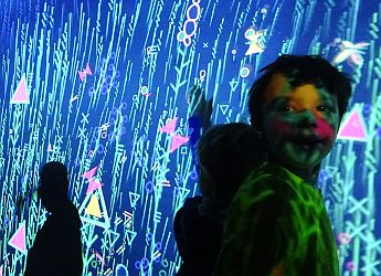 Die Kobolde bei der Kinderbiennale im Japanischen Palais