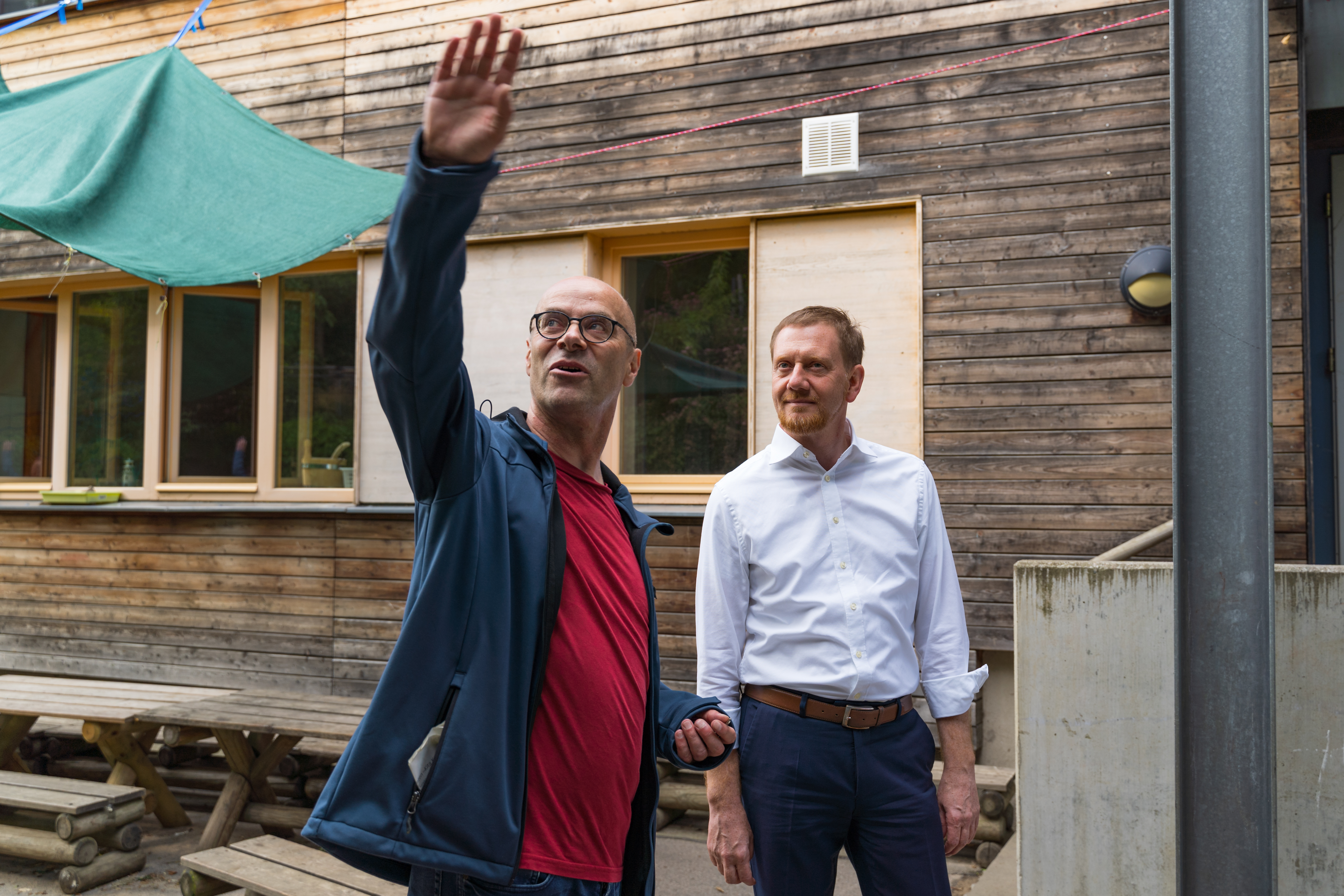 Perspektivwechsel – Sachsens Ministerpräsident zu Gast in der Kita Koboldland